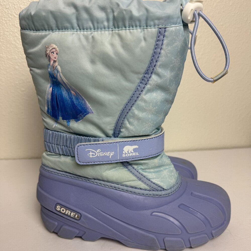 SOREL Disney’s Frozen Blue Snow Boots Size 3